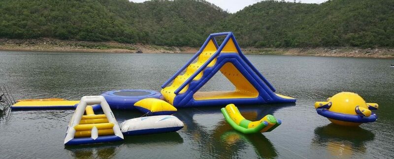 top 7+ แพที่พักกาญจนบุรี 2567 มีเครื่องเล่นกลางน้ำ สไลเดอร์สุดมันส์