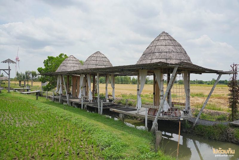 คาเฟ่อยุธยา, ร้านกาแฟอยุธยา, รักษ์นา อยุธยา, นั่งรถไฟจิ๋วอยุธยา ชมวิวทุ่งนา ที่รักษ์นา คาเฟ่