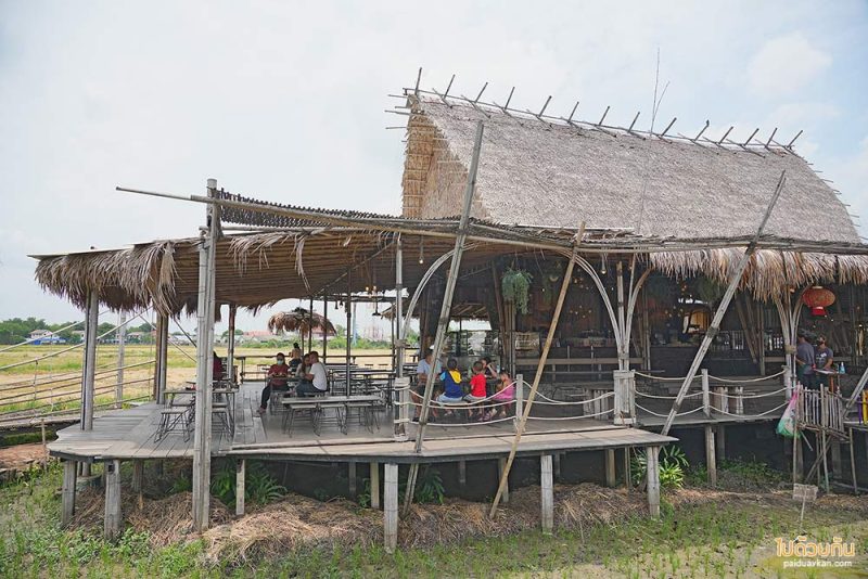 คาเฟ่อยุธยา, ร้านกาแฟอยุธยา, รักษ์นา อยุธยา, นั่งรถไฟจิ๋วอยุธยา ชมวิวทุ่งนา ที่รักษ์นา คาเฟ่