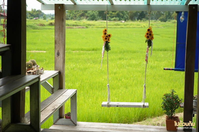 คาเฟ่น่าน, นาตาทา cafe, นาตาทา cafe & farm stay ถ่ายรูปบันไดสวรรค์สุดชิคริมนา 