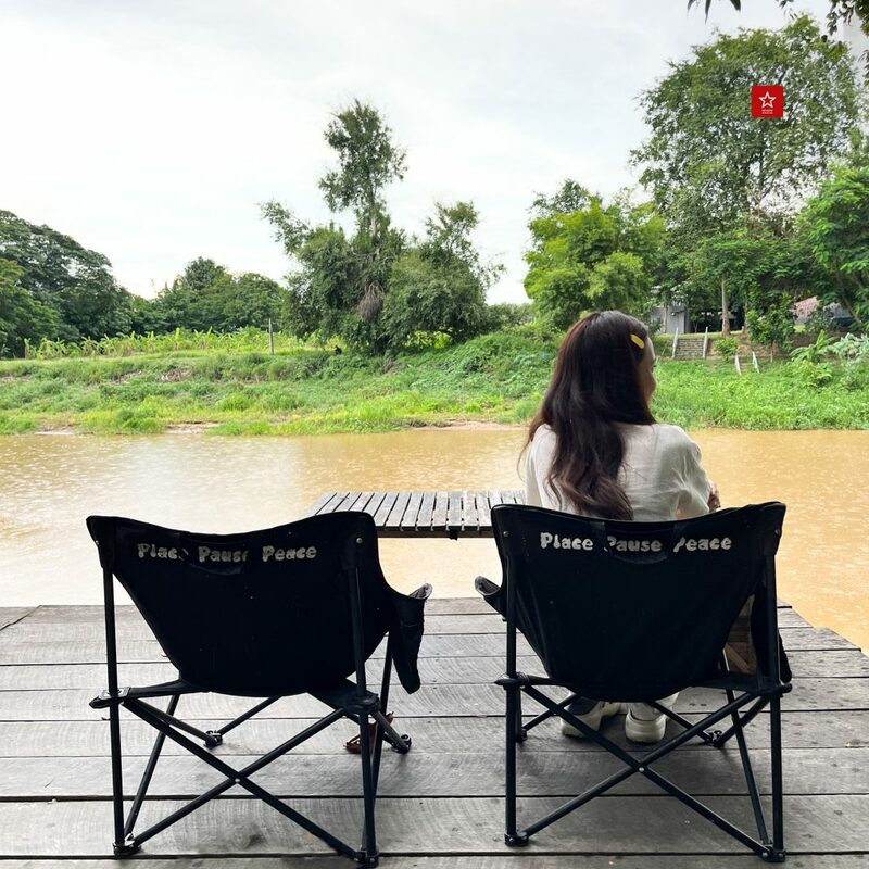 cafechiangmai, placepausepeace, กาแฟเชียงใหม่, คาเฟ่ ริมแม่น้ำปิง, คาเฟ่เชียงใหม่, ร้านกาแฟเชียงใหม่, คาเฟ่ริมแม่น้ำปิง จิบกาแฟ ระบายสี อย่างฟิน