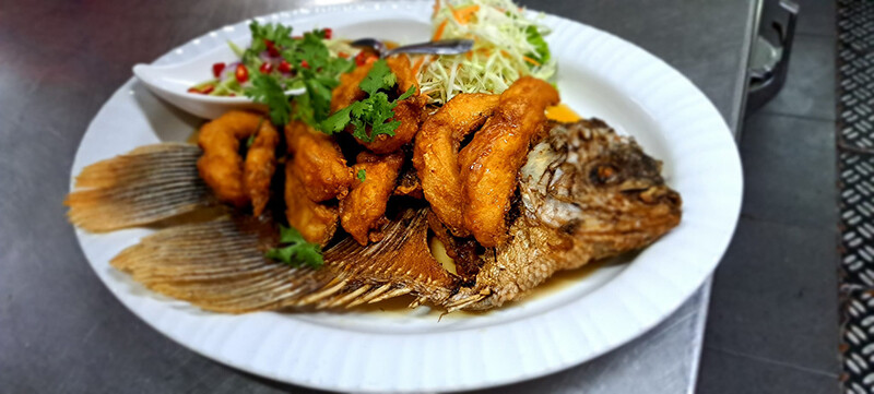 กาญจนบุรี, top 10+ ร้านอาหารสังขละบุรี 2567 จ.กาญจนบุรี ร้านริมน้ำ ร้านอาหารมอญ