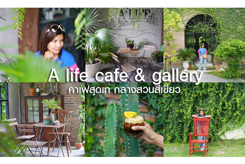 คาเฟ่สุพรรณบุรี, a life cafe & gallery สุพรรณบุรี, ร้านกาแฟอู่ทอง, ร้านกาแฟสุพรรณบุรี, a life cafe & gallery คาเฟ่สุดเท่ กลางสวนสีเขียว