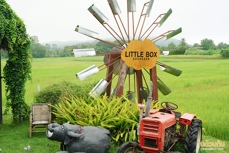 คาเฟ่ขอนแก่น, little box ขอนแก่น, little box ขอนแก่น คาเฟ่และที่พักสุดชิค มุมถ่ายรูปเพียบ
