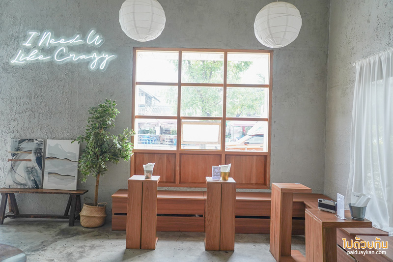 คาเฟ่สมุทรปราการ, coffee i need u, coffee i need u  คาเฟ่มินิมอล คลุมโทนเกาหลี