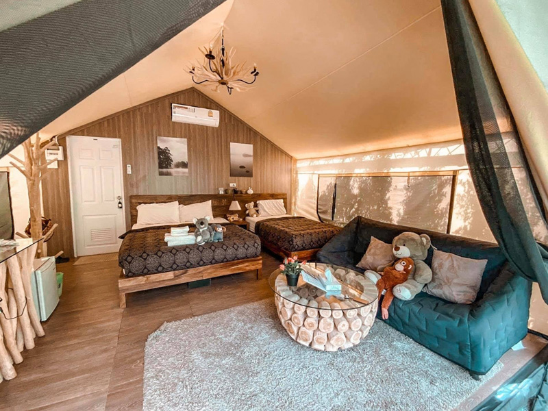 top 9+ ที่พักเขาใหญ่ สไตล์แคมป์ปิ้ง 2567 แกลมปิ้ง นอนเต็นท์ชิลๆ