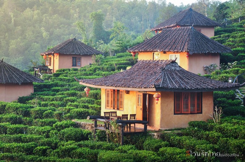 หมู่บ้านรักไทย ลีไวน์รักไทยรีสอร์ท จ.แม่ฮ่องสอน มนต์เสน่ห์เมืองจีนที่ไทย !!!