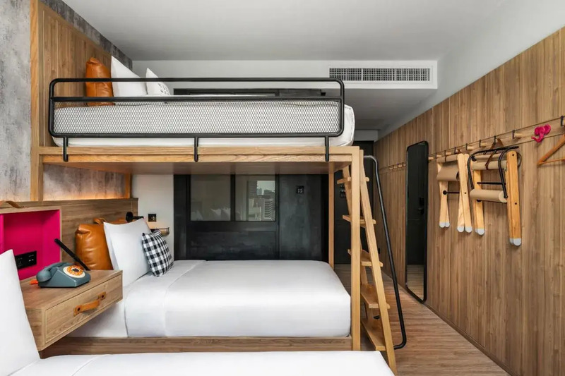 moxy ratchaprasong โรงแรมใหม่ในเครือ marriott ใจกลางราชประสงค์ ถ่ายรูปสวยทุกมุม