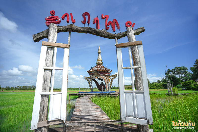 สำเภาไทย พัทลุง ชมวิวทุ่งนาสวย ถ่ายรูปหุ่นคิงคองยักษ์