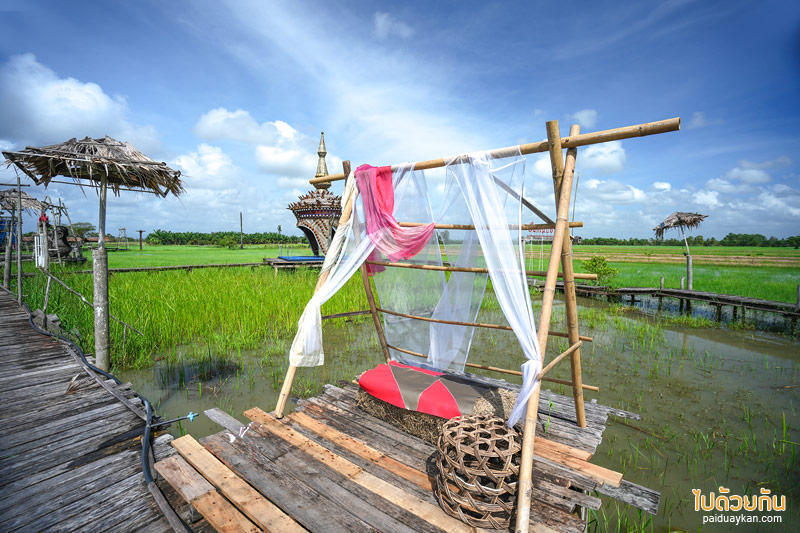 สำเภาไทย พัทลุง ชมวิวทุ่งนาสวย ถ่ายรูปหุ่นคิงคองยักษ์