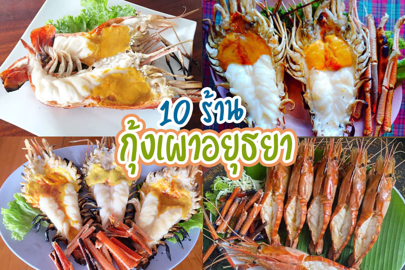 top 10+ ร้านกุ้งเผาอยุธยา รับประกันความสด รสชาติเด็ด