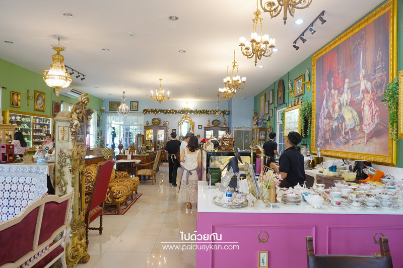ร้านกาแฟเสรีไทย, คาเฟ่เสรีไทย, t aonly ka antique & tearoom, คาเฟ่มีนบุรี, t aonly ka antique & tearoom จิบชาสวยๆในบรรยากาศแบบยุโรป