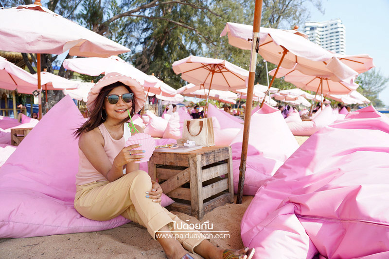 คาเฟ่พัทยา, tutu beachพัทยา, ทูทู่บีช, คาเฟ่ริมทะเลพัทยา, tu tu beach คาเฟ่สีชมพูสไตล์ฮาวาย ริมทะเลพัทยา