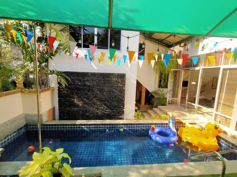 mn poolvilla pattaya มีมุมถ่ายรูปมากมาย พักได้หลายคน 2024