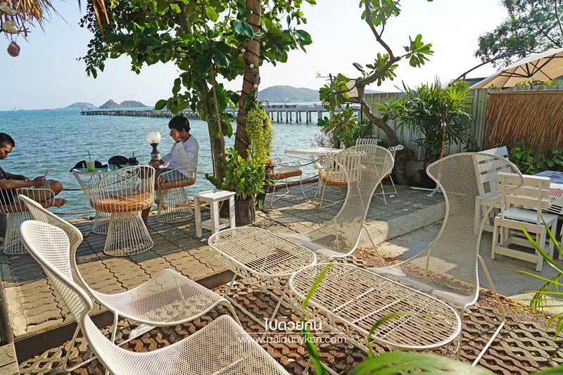 สัตหีบ, ร้านกาแฟสัตหีบ, คาเฟ่สัตหีบ, coffee beach สัตหีบ, coffee beach สัตหีบ นั่งชิลมองทะเล