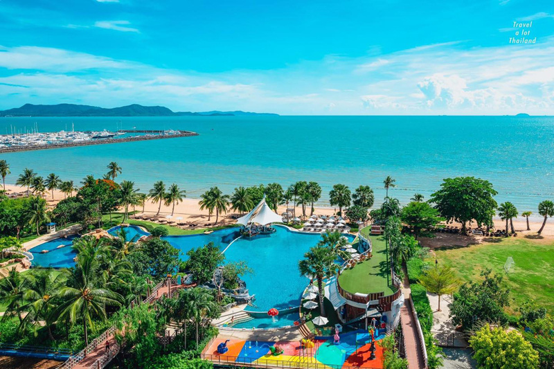 พัทยา, top 18+ ที่พักพัทยามีสวนน้ำ 2567 เปิดใหม่ ราคาถูก kid club สำหรับครอบครัว ติดทะเล