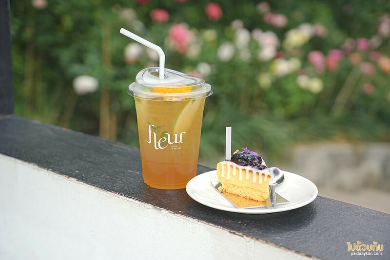 ม่อนแจ่ม, คาเฟ่ม่อนแจ่ม, fleur cafe คาเฟ่แม่ริม ในสวนสไตล์ยุโรป ดอกกุหลาบสวยมาก