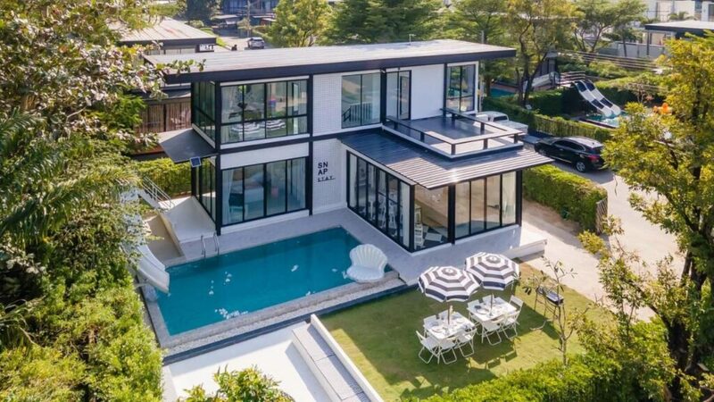 snap stay pool villa pattaya พักผ่อนที่พัทยา รองรับได้ 10 คน