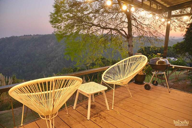 ที่พักวังน้ำเขียว, วังน้ำเขียว, ไร่รวยริน, ไร่รวยริน ที่พักรถบ้าน มองวิวเขาชมธรรมชาติ