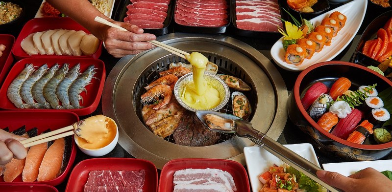 top 7+ ร้านบุฟเฟ่ต์ซูชิ-ซาซิมิ แบบญี่ปุ่นสุโค่ยในราคาแค่หลักร้อย