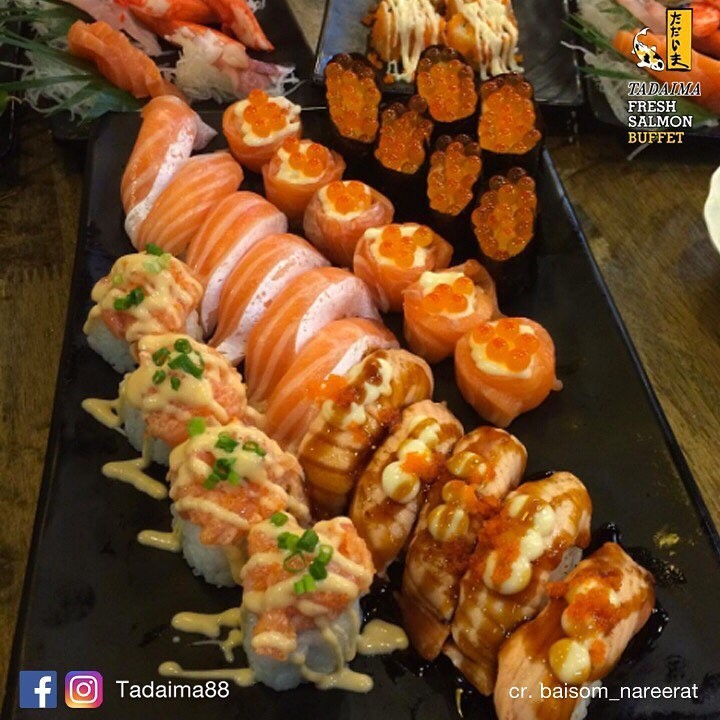 top 7+ ร้านบุฟเฟ่ต์ซูชิ-ซาซิมิ แบบญี่ปุ่นสุโค่ยในราคาแค่หลักร้อย