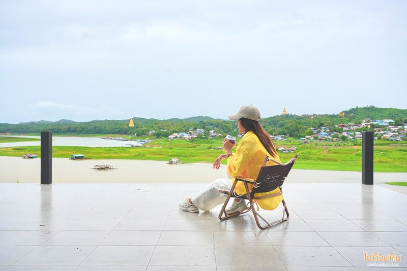 สังขละบุรี, คาเฟ่สังขละบุรี, café green by forgetmenot, café green by forgetmenot สังขละบุรี จิบกาแฟ ชมวิว สะพานมอญ