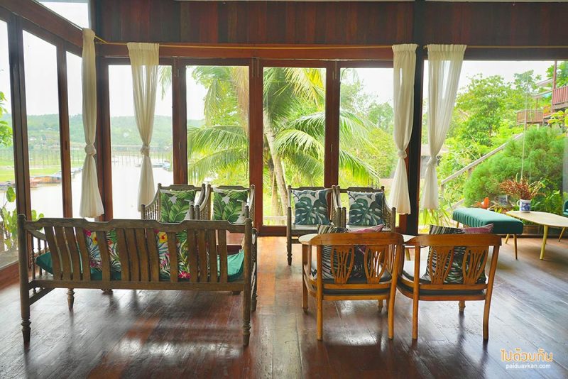 สังขละบุรี, คาเฟ่สังขละบุรี, café green by forgetmenot, café green by forgetmenot สังขละบุรี จิบกาแฟ ชมวิว สะพานมอญ