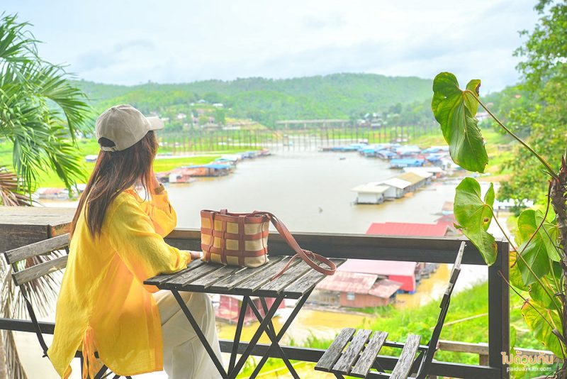 สังขละบุรี, คาเฟ่สังขละบุรี, café green by forgetmenot, café green by forgetmenot สังขละบุรี จิบกาแฟ ชมวิว สะพานมอญ