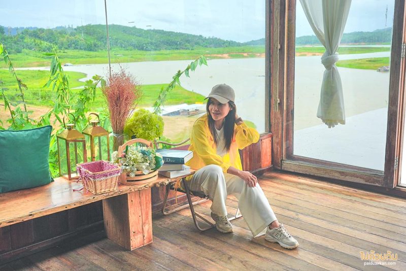 สังขละบุรี, คาเฟ่สังขละบุรี, café green by forgetmenot, café green by forgetmenot สังขละบุรี จิบกาแฟ ชมวิว สะพานมอญ