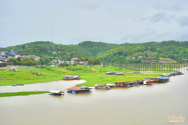 สังขละบุรี, คาเฟ่สังขละบุรี, café green by forgetmenot, café green by forgetmenot สังขละบุรี จิบกาแฟ ชมวิว สะพานมอญ
