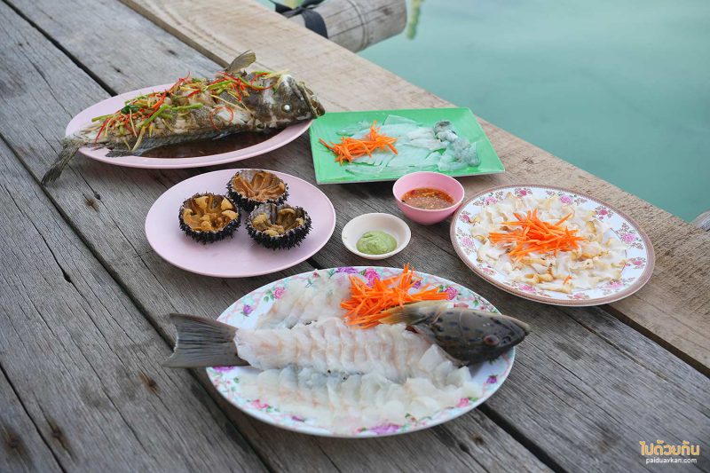 เกาะกูด, เที่ยวเกาะกูด, พี่นัท ปลาสด, พี่นัท ปลาสด เกาะกูด กินซาซึมิสดๆกลางทะเล