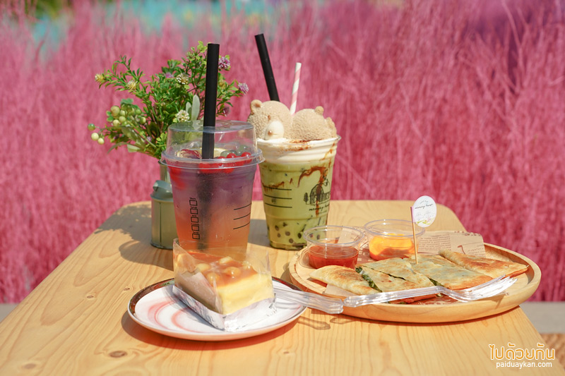 คาเฟ่นครปฐม, คาเฟ่สามพราน, memory house cafe สามพราน, memory house cafe สามพราน ถ่ายรูปฟุ้งฟิ้งกับทุ่งหญ้าหลากสี