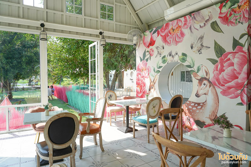 คาเฟ่นครปฐม, คาเฟ่สามพราน, memory house cafe สามพราน, memory house cafe สามพราน ถ่ายรูปฟุ้งฟิ้งกับทุ่งหญ้าหลากสี