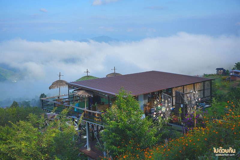 coffee de hitak, ร้านกาแฟไฮตาก, บ้านไฮตาก, จุดชมวิวบ้านไฮตาก, coffee de haitak  ร้านกาแฟวิวปังแห่งบ้านไฮตาก เลย