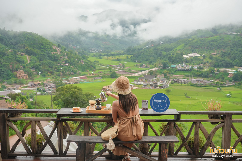 สะปัน, คาเฟ่น่าน, หยุดเวลา คาเฟ่, คาเฟ่สะปัน, หยุดเวลา คาเฟ่ วิวสวยสุดปังแห่งสะปัน