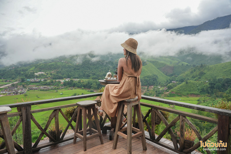 สะปัน, คาเฟ่น่าน, หยุดเวลา คาเฟ่, คาเฟ่สะปัน, หยุดเวลา คาเฟ่ วิวสวยสุดปังแห่งสะปัน