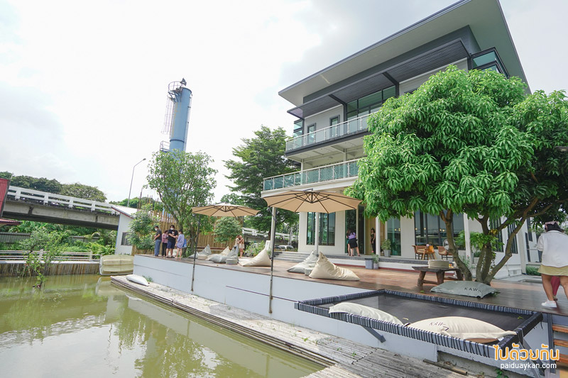 คาเฟ่นครปฐม, คาเฟ่ริมน้ำ นครปฐม, kawa coffee and co, คาเฟ่สามพราน, kawa coffee and co คาเฟ่น่ารักริมน้ำท่าจีน