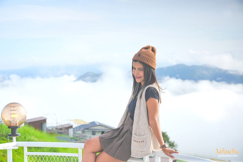 ม่อนหมอกตะวัน, ที่พักม่อนหมอกตะวัน, ภูสายหมอก  ที่พักม่อนหมอกตะวัน วิวดี หมอกปัง 