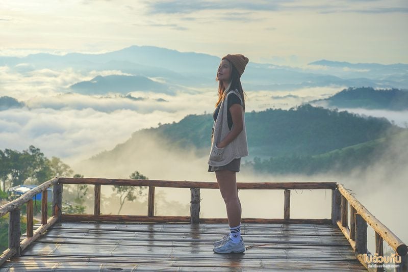 ม่อนหมอกตะวัน, ที่พักม่อนหมอกตะวัน, ภูสายหมอก  ที่พักม่อนหมอกตะวัน วิวดี หมอกปัง 