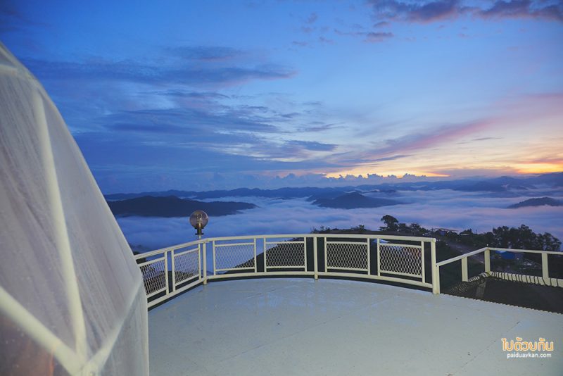 ม่อนหมอกตะวัน, ที่พักม่อนหมอกตะวัน, ภูสายหมอก  ที่พักม่อนหมอกตะวัน วิวดี หมอกปัง 