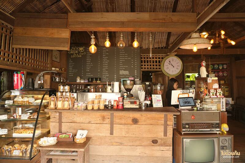 บ้านเบ้ววว slope coffee, บ้านเบ้ววว slope coffee คาเฟ่แพร่สุดชิคในบ้านไม้เก่า สไตล์วินเทจ ถ่ายรูปสวย