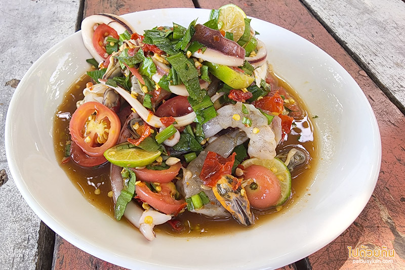 ไต๋อวน นาจอมเทียน, ร้านหมึกสดพัทยา, ร้านอาหาทะเลพัทยา, ไต๋อวน นาจอมเทียน กินหมึกสด ปลาซาซึมิ ริมทะเลลพัทยา