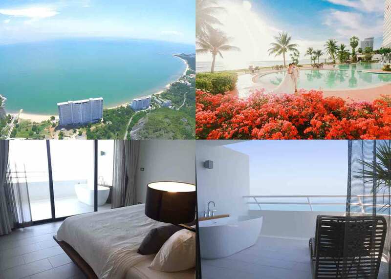 ที่พักหัวหิน, ที่พักหัวหินติดทะเล, ที่พักสวยหัวหิน, ที่พักหัวหินมีอ่างอาบน้ำ, 15  ที่พักหัวหิน มีอ่างอาบน้ำ ชมวิวจากห้องพัก