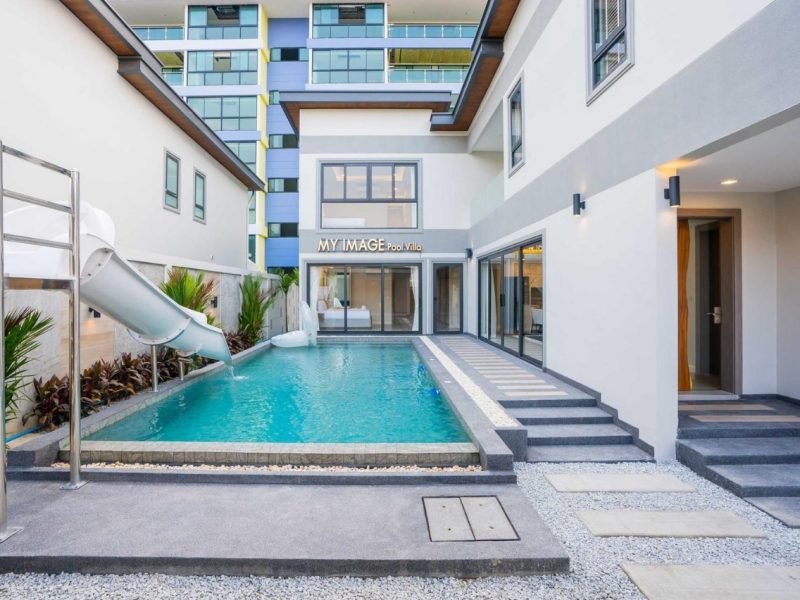 บ้าน my image pool villa pattaya พื้นที่กว้างขวาง มุมถ่ายรูปเยอะ 2024