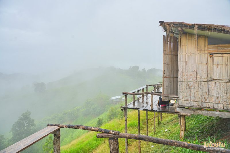 ที่พักแพร่, ไร่ลุงรอน, เที่ยวแพร่, ไร่ลุงลอน ที่พักแพร่ริมถนนลอยฟ้า วิวเขาสวยสุดๆ