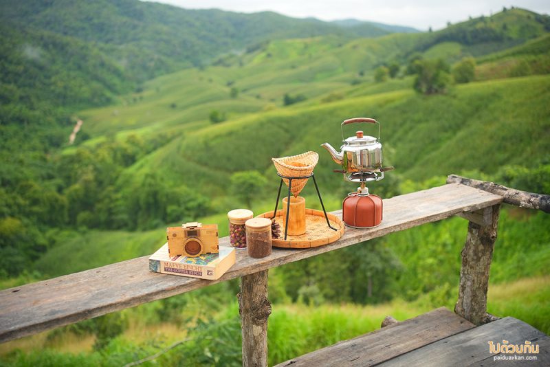 ที่พักแพร่, ไร่ลุงรอน, เที่ยวแพร่, ไร่ลุงลอน ที่พักแพร่ริมถนนลอยฟ้า วิวเขาสวยสุดๆ