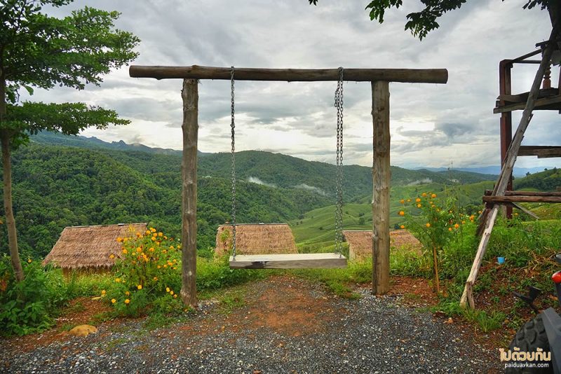 ที่พักแพร่, ไร่ลุงรอน, เที่ยวแพร่, ไร่ลุงลอน ที่พักแพร่ริมถนนลอยฟ้า วิวเขาสวยสุดๆ