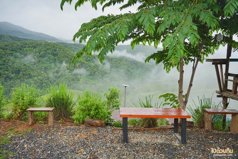 ที่พักแพร่, ไร่ลุงรอน, เที่ยวแพร่, ไร่ลุงลอน ที่พักแพร่ริมถนนลอยฟ้า วิวเขาสวยสุดๆ