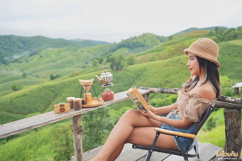 ที่พักแพร่, ไร่ลุงรอน, เที่ยวแพร่, ไร่ลุงลอน ที่พักแพร่ริมถนนลอยฟ้า วิวเขาสวยสุดๆ