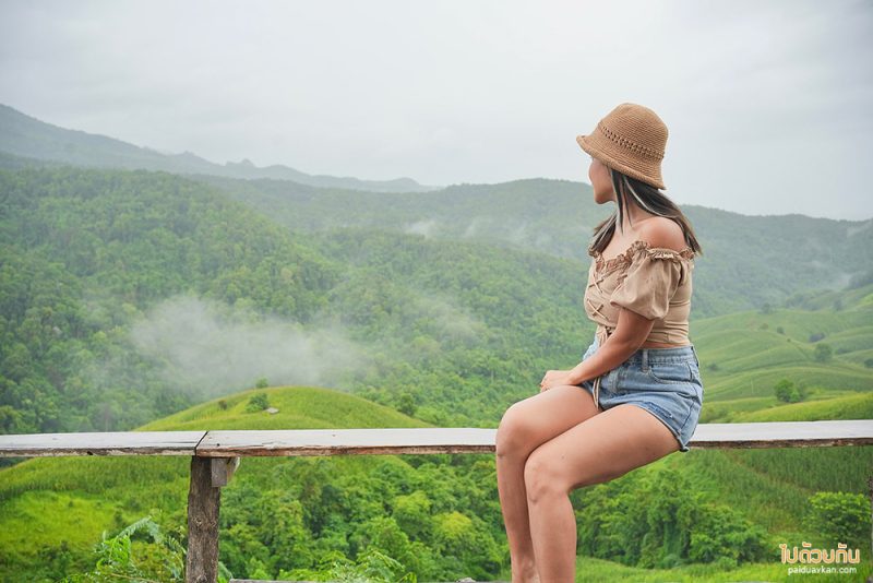 ที่พักแพร่, ไร่ลุงรอน, เที่ยวแพร่, ไร่ลุงลอน ที่พักแพร่ริมถนนลอยฟ้า วิวเขาสวยสุดๆ